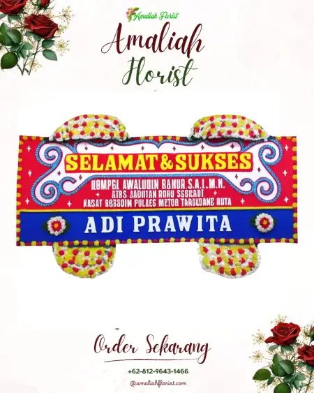 Papan Bunga Ucapan Selamat Kubu